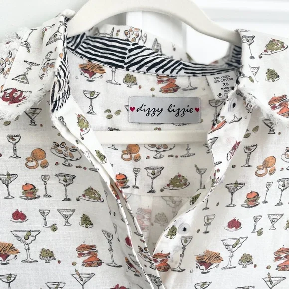 Dizzy Lizzy Chantham Dress Snacks and Martinis - Picture 3 of 10